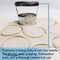 3 inch Biscuit Cutter, Stainless Steel Round Cookies Cutter with Soft Grip Handle, Gift Package